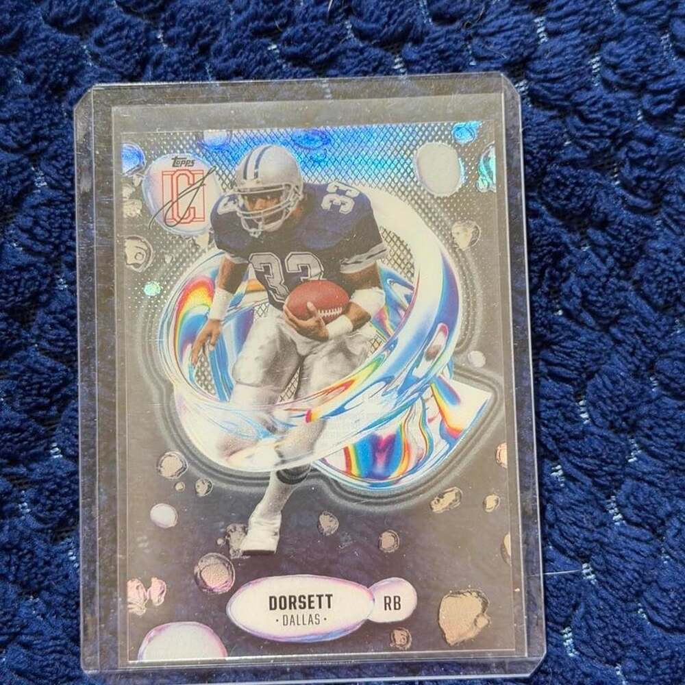 Topps Tony Dorsett Holographic Football Card F-24 Dallas Cowboys
